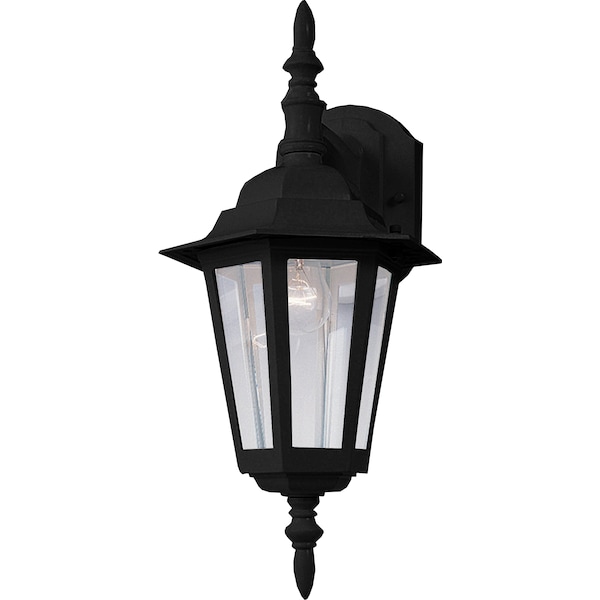 Maxim Lighting Builder Cast 1-Light 8" Wide Black Outdoor Wall Sconce 3002CLBK - main